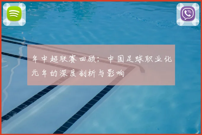 年中超联赛回顾：中国足球职业化元年的深度剖析与影响